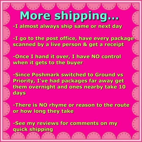 Shipping information and introduction to my closet - Picture 3 of 5